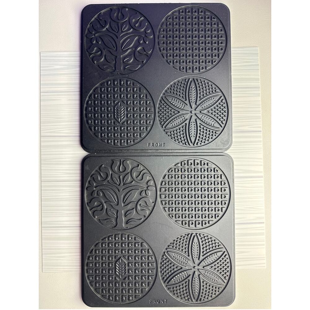 Toastmaster 999038 Waffle Pizzelle Replacement Plates 270 280 290 Reversible Set
